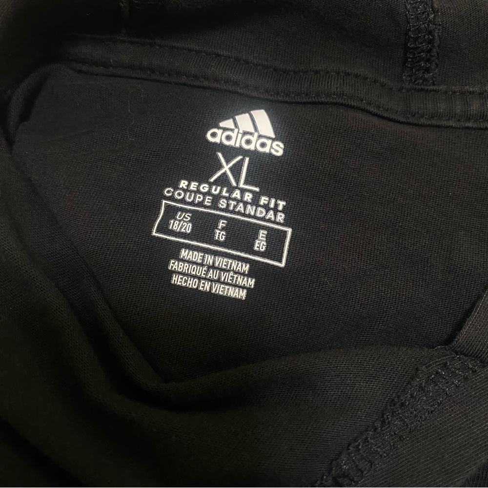 Adidas Exit Game On Hooded Long Sleeve Tee X-L (18/20) Black - Picture 5 of 6